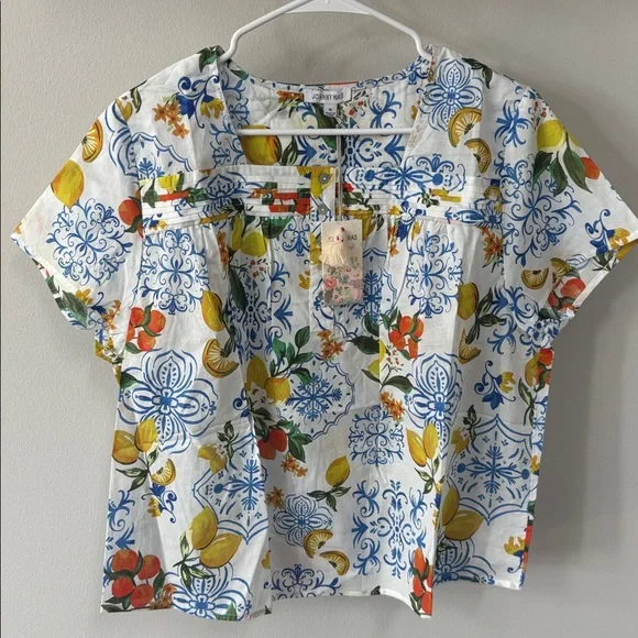 Johnny Was Citrus Sleep Short Set (100% Cotton!!)